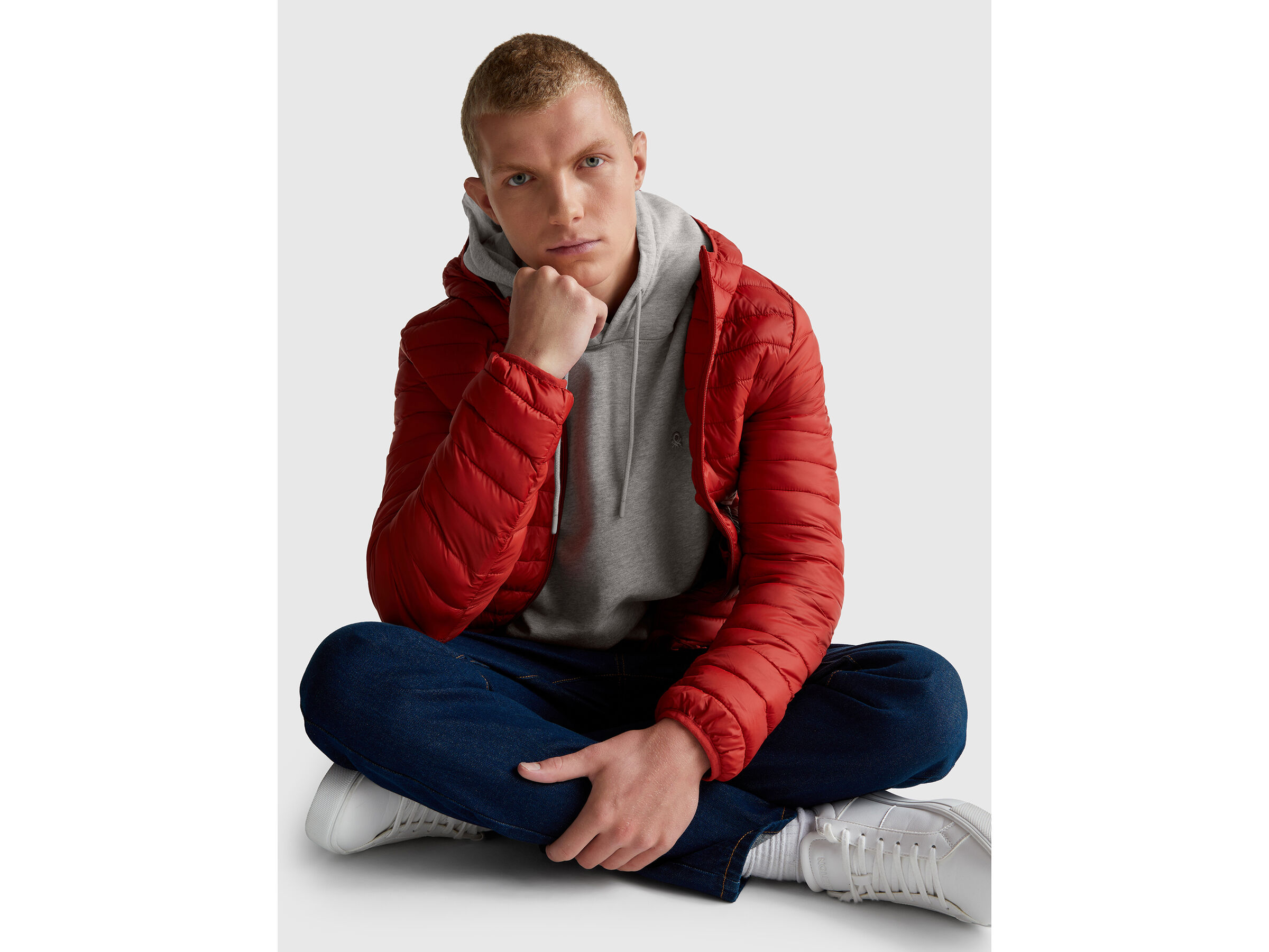 SWEATER W/HOOD Men image number 3